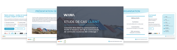 Etude de cas - Comment Wimi libère la communication et facilite le travail au sein de la Communauté de communes Coutances Mer et Bocage ? 